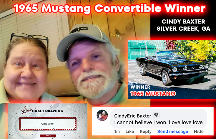 1965 Mustang Cindy Baxter - Ticket # a4300010193427