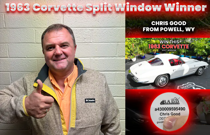 1963 Corvette Split window
Chris Good - Ticket # a430009595490