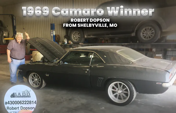 1969 Camaro
Robert Dopson - Ticket # a430006222614