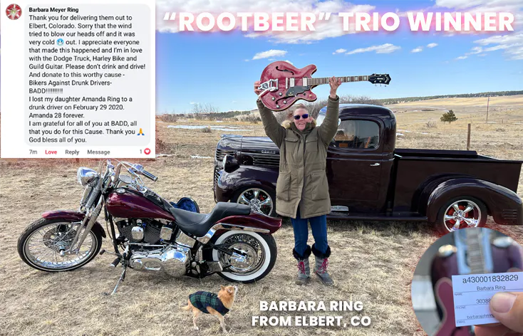 "ROOTBEER" Trio Giveaway
Barbara Ring - Ticket # a430001832829